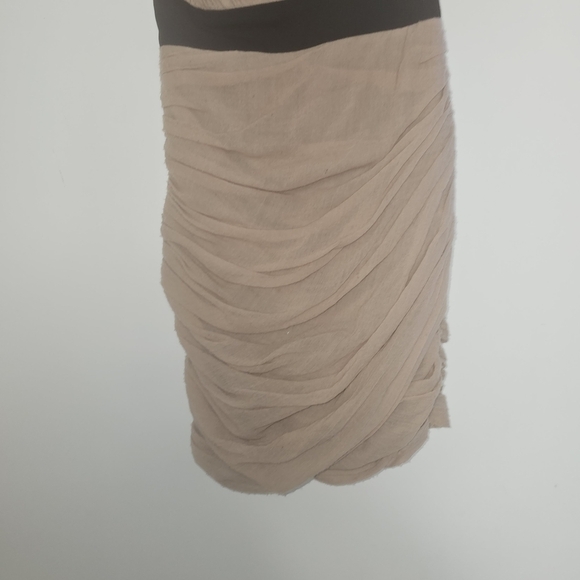 ALEXANDER Wang Womens One Shoulder Dress tan black Size 0 - Picture 7 of 15